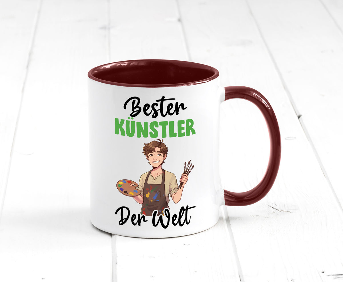 Bester Künstler | Kunst Geschenkidee Humor Tasse