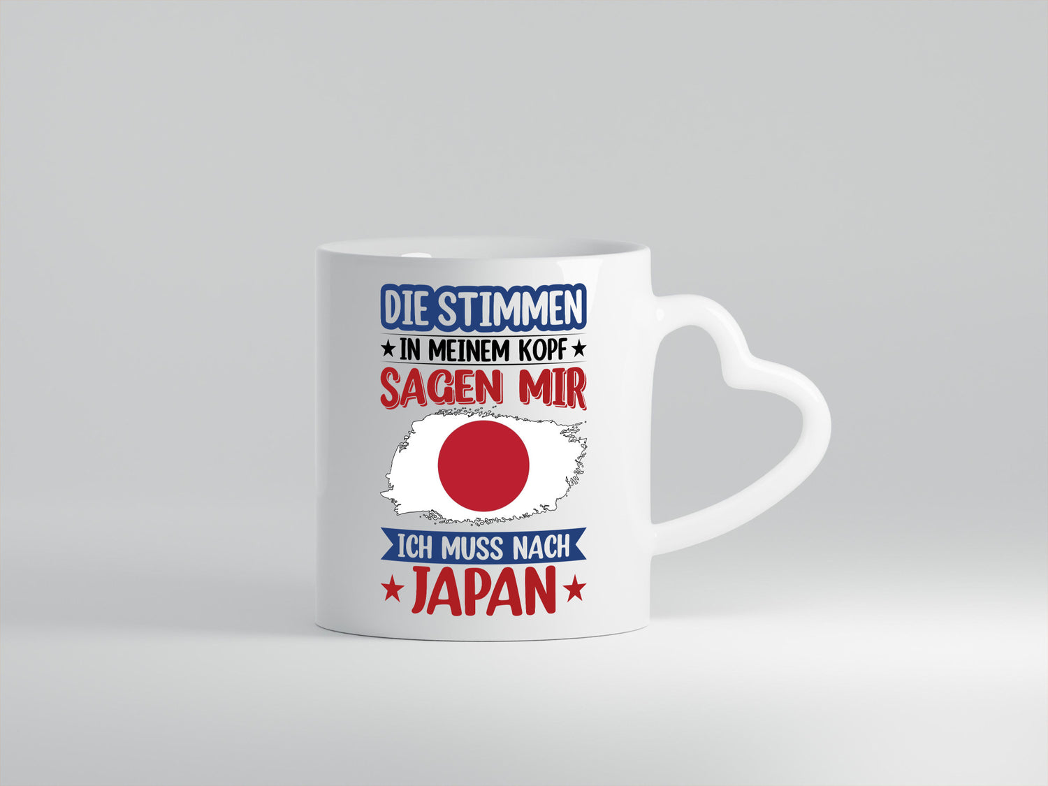Japan | Urlaub Stimmen in meinem Kopf Traumland Geschenkidee Humor Tasse