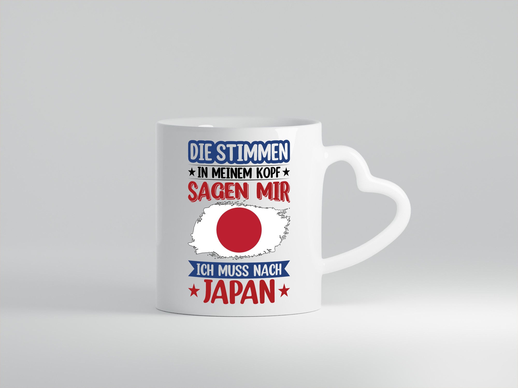 Japan | Urlaub Stimmen in meinem Kopf Traumland Geschenkidee Humor Tasse