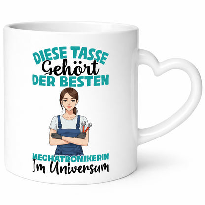 Im Universum: Mechatronikerin | KFZ Werkstatt Geschenk Humor Geschenkidee