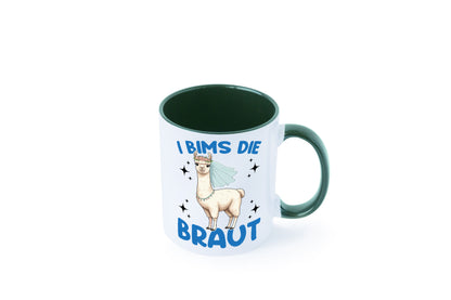 I Bims die Braut | Lama JGA Hochzeit lustig Humor Geschenkidee Geschenk Tasse