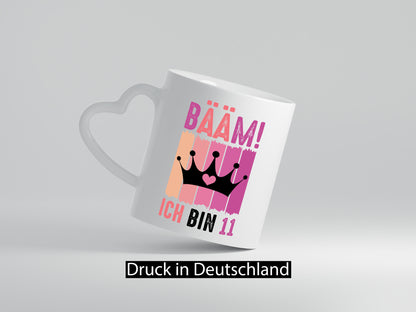 11. Geburtstag | 11 Jahre Bääm ich bin Krone Humor Geschenkidee Tasse