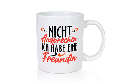 Ich bin Vergeben lustiger Spruch Geschenk Humor Geschenkidee Tasse