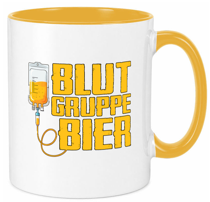 Blutgruppe Bier | Saufen Trinken Biertrinker Humor Geschenkidee Tasse