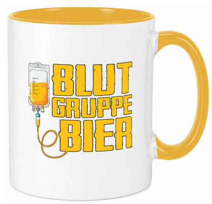 Blutgruppe Bier | Saufen Trinken Biertrinker Humor Geschenkidee Tasse