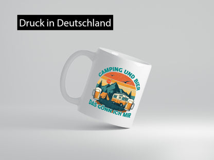 Camping und bier das gönn ich mir | lustig Humor Geschenkidee Geschenk Tasse