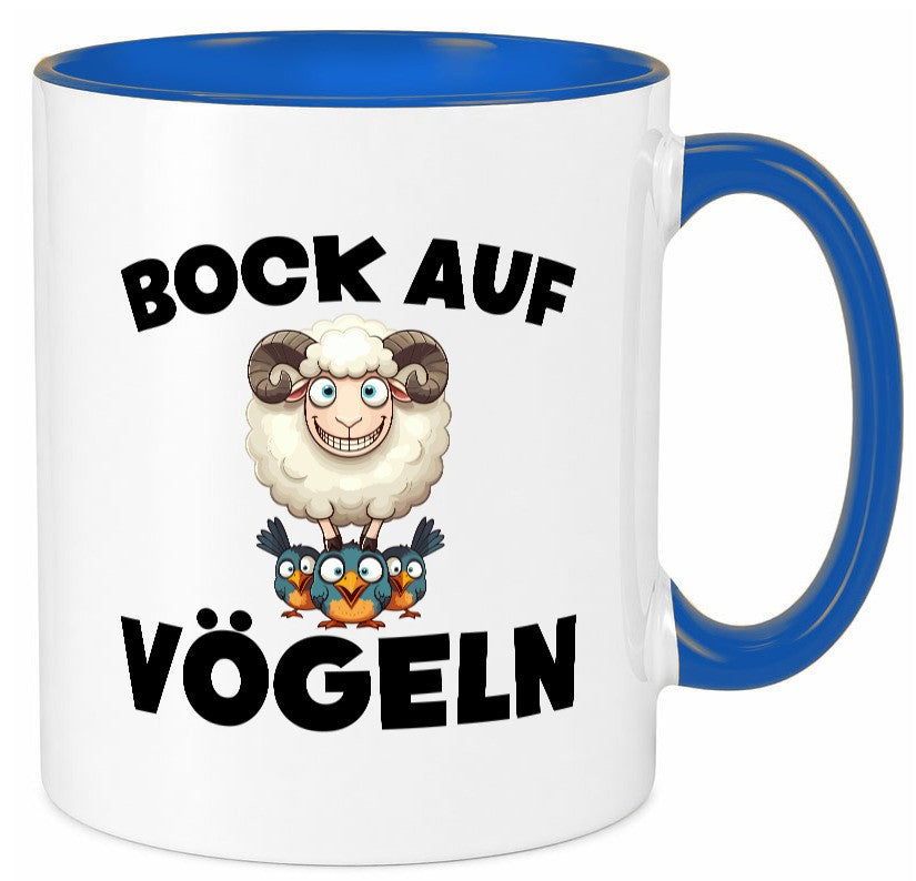 Bock auf Vögeln | Vögel Lustig v2 Humor Geschenkidee Geschenk Tasse