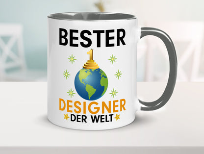 Welt Bester Designer Beruf | Mode Geschenk Arbeit Kollegen Büro lustiger Spruch