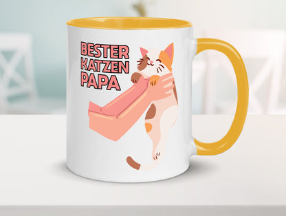 Bester Katzenpapa | Katze Gabel Geschenk Tierliebhaber Humor lustiger Spruch