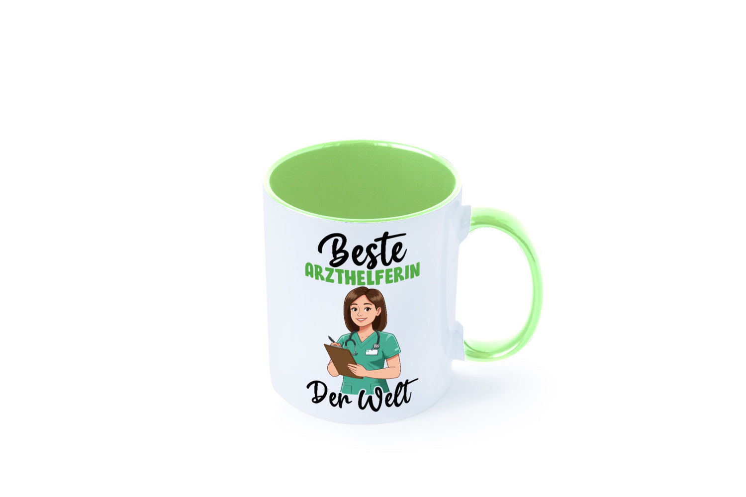 Beste Arzthelferin | Fachangestellte Medizin v2 Geschenkidee Humor Tasse