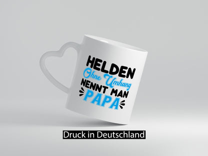 Superheld Papa Geschenk Humor Geschenkidee lustiger Spruch Tasse