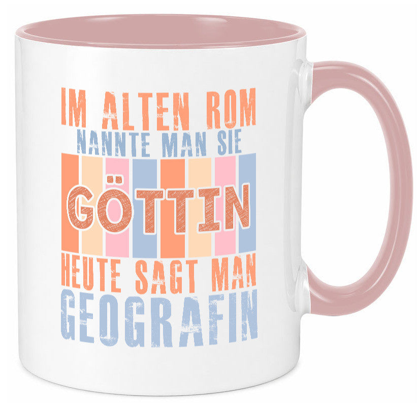 Heute sagt man: Geografin | Geografie lustig Humor Geschenkidee Geschenk Tasse