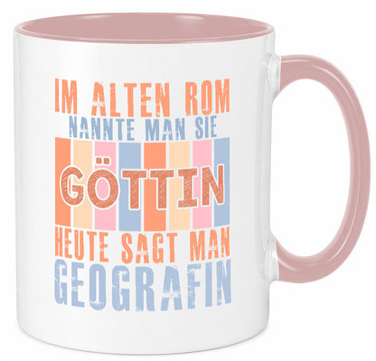 Heute sagt man: Geografin | Geografie lustig Humor Geschenkidee Geschenk Tasse