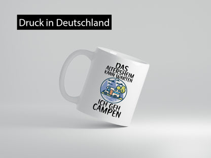Altersheim kann warten | Rentner Camperliebe Wohnmobil Humor Ruhestand Jubiläum