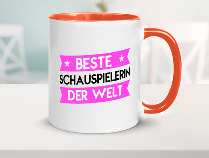 Beste Schauspielerin | Theater lustiger Spruch Geschenk Humor Geschenkidee Tasse