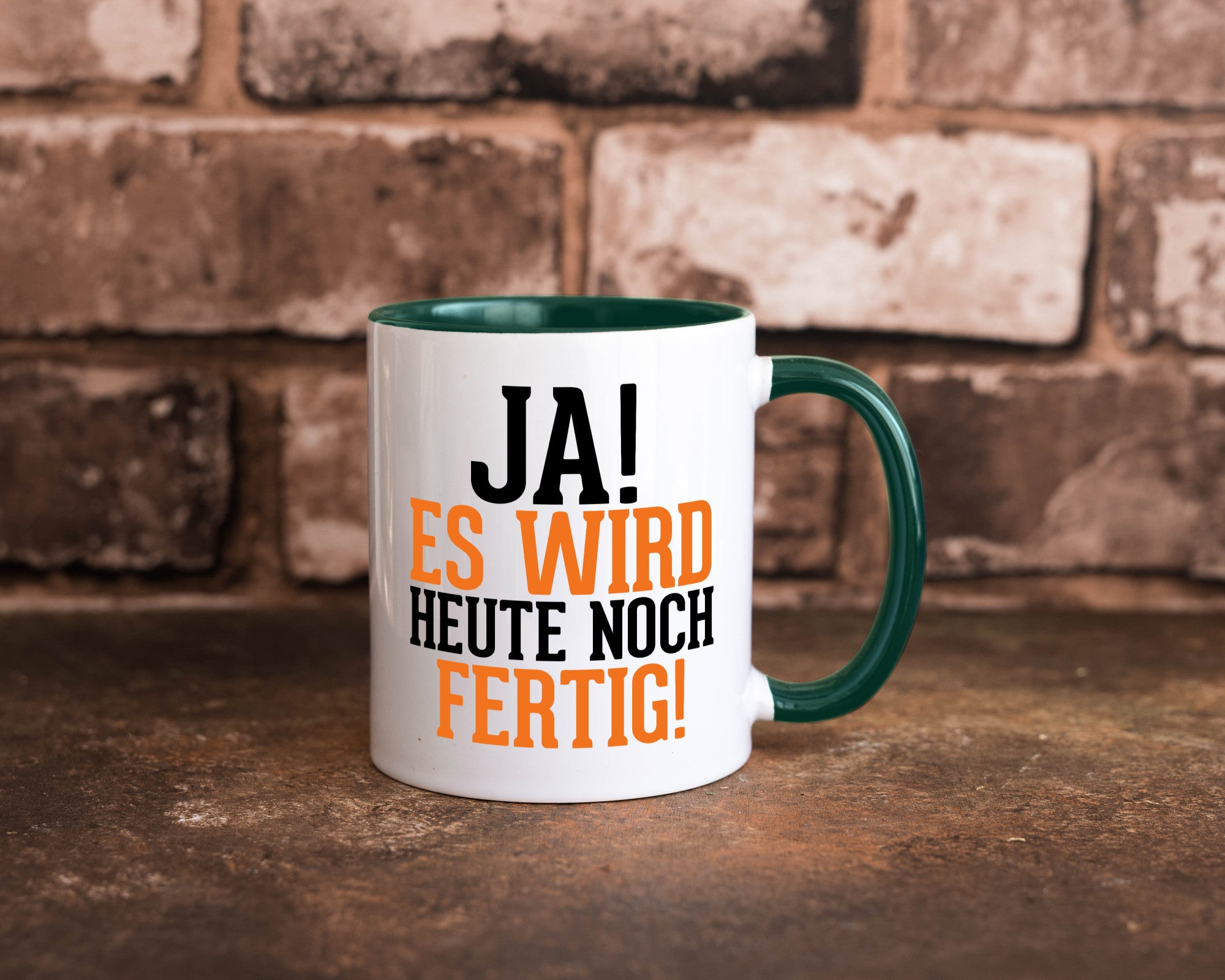 Ja es wird heute noch fertig | Arbeit Kollegen Werkstatt Humor Büro