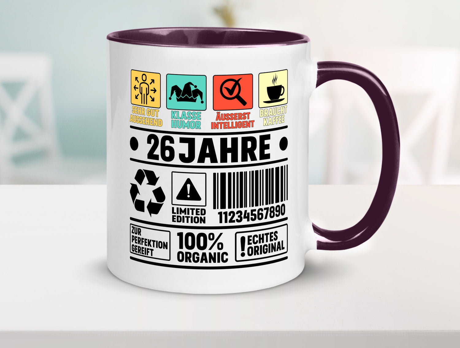 26. Geburtstag | 26 Jahre Humor Limited Edition Geschenk Geschenkidee lustiger