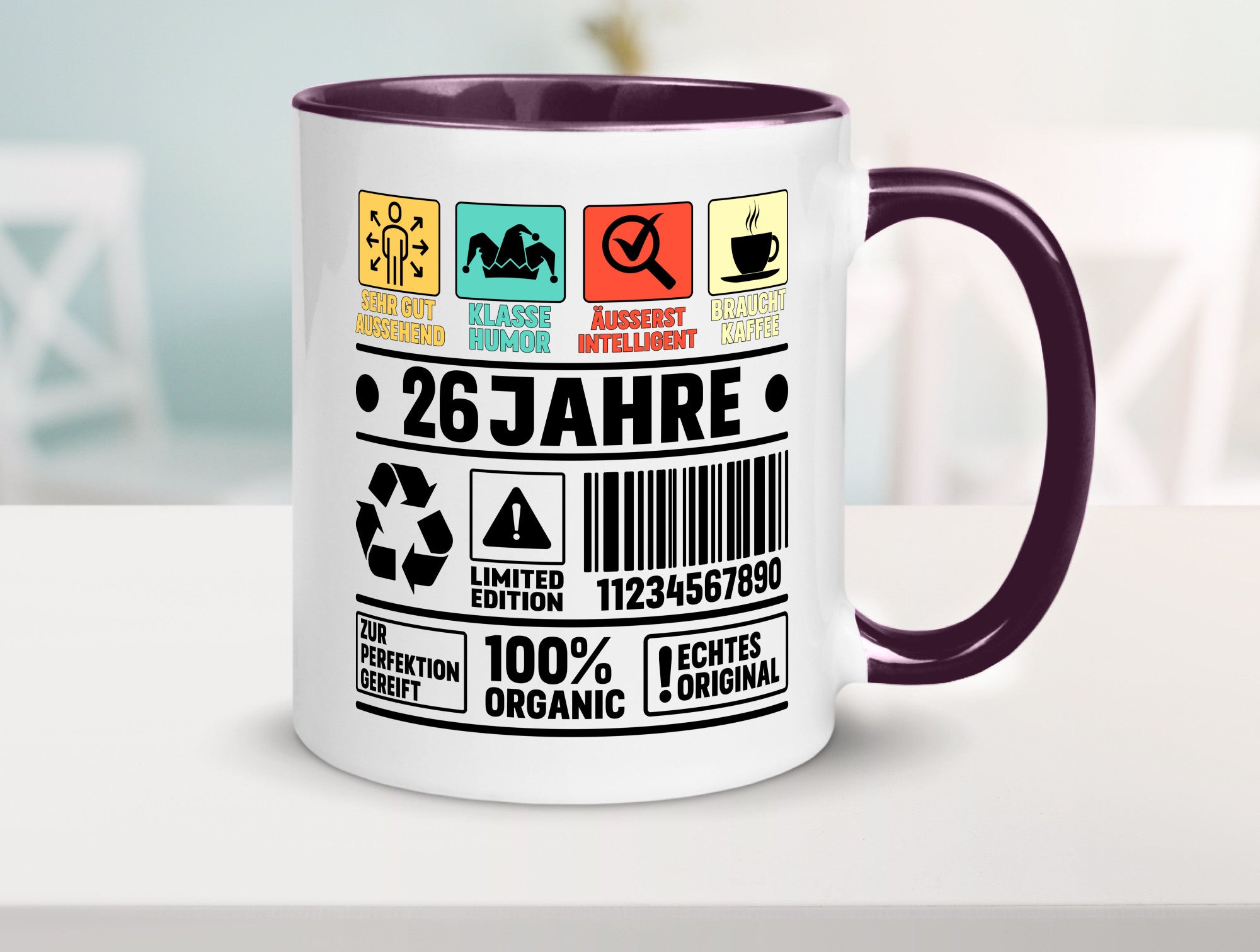 26. Geburtstag | 26 Jahre Humor Limited Edition Geschenk Geschenkidee lustiger