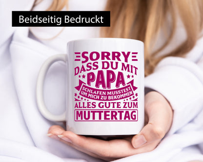 Muttertags Tasse vl5 Geschenk Familie Geschenkidee lustiger Spruch