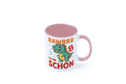 8. Geburtstag | 8 Jahre Raw ich bin schon T-Rex Geschenk Geschenkidee lustiger
