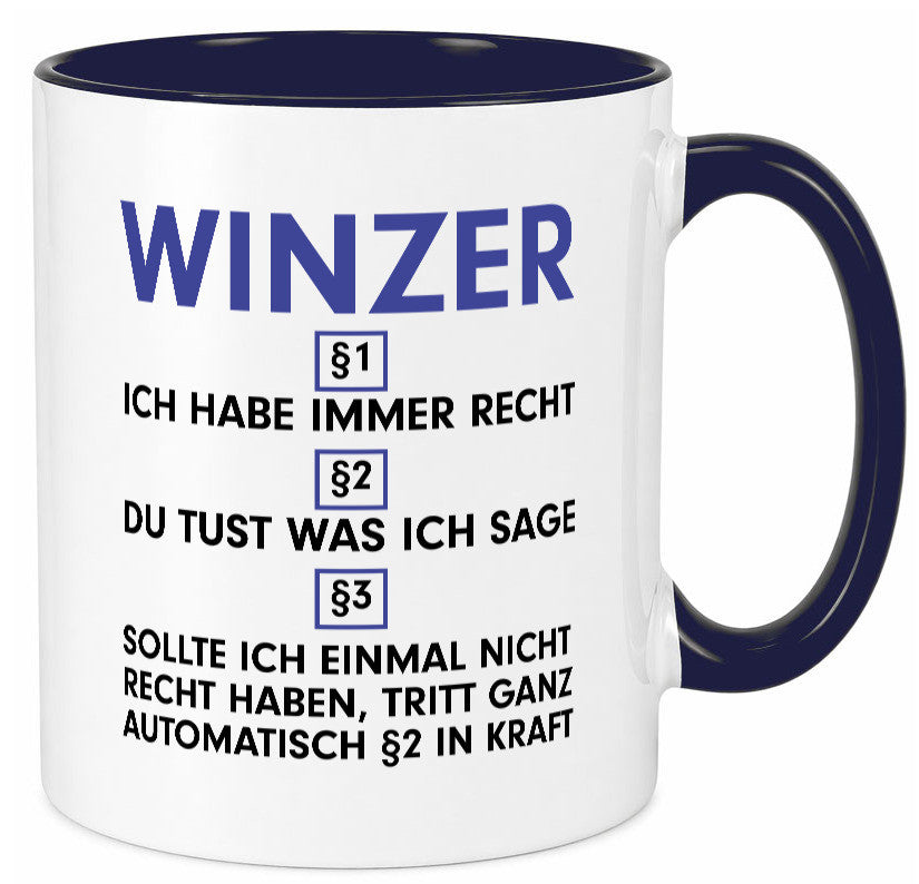 Ich habe immer Recht Winzer | Weinbauer Wein lustig Humor Geschenkidee Geschenk