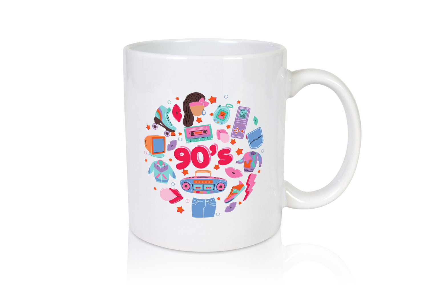 90er Jahre | Alte Zeit Nostalgie Humor Geschenkidee Tasse