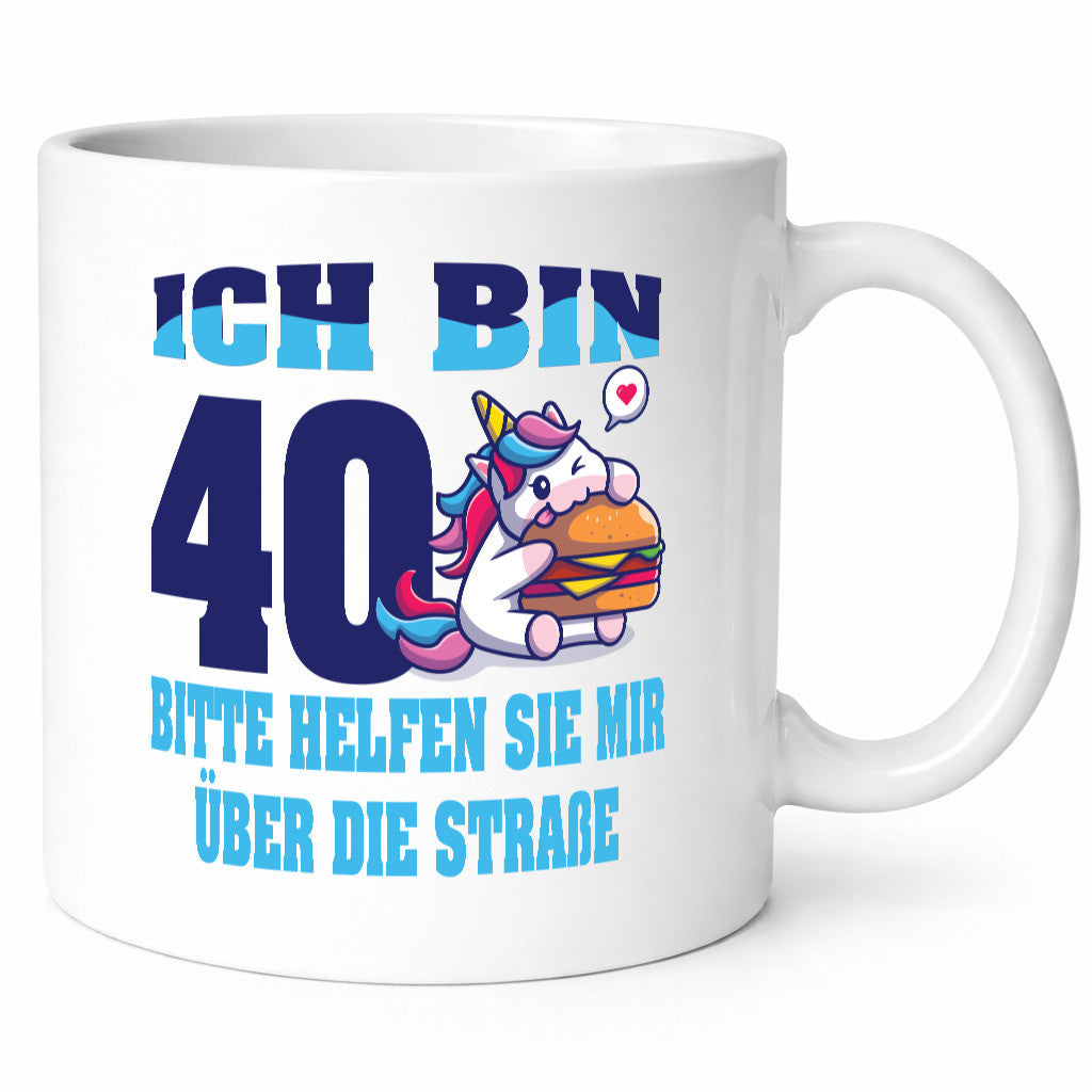 Ich bin 40 bitte helfen sie mir über die Straße | Jahre Geschenk Humor