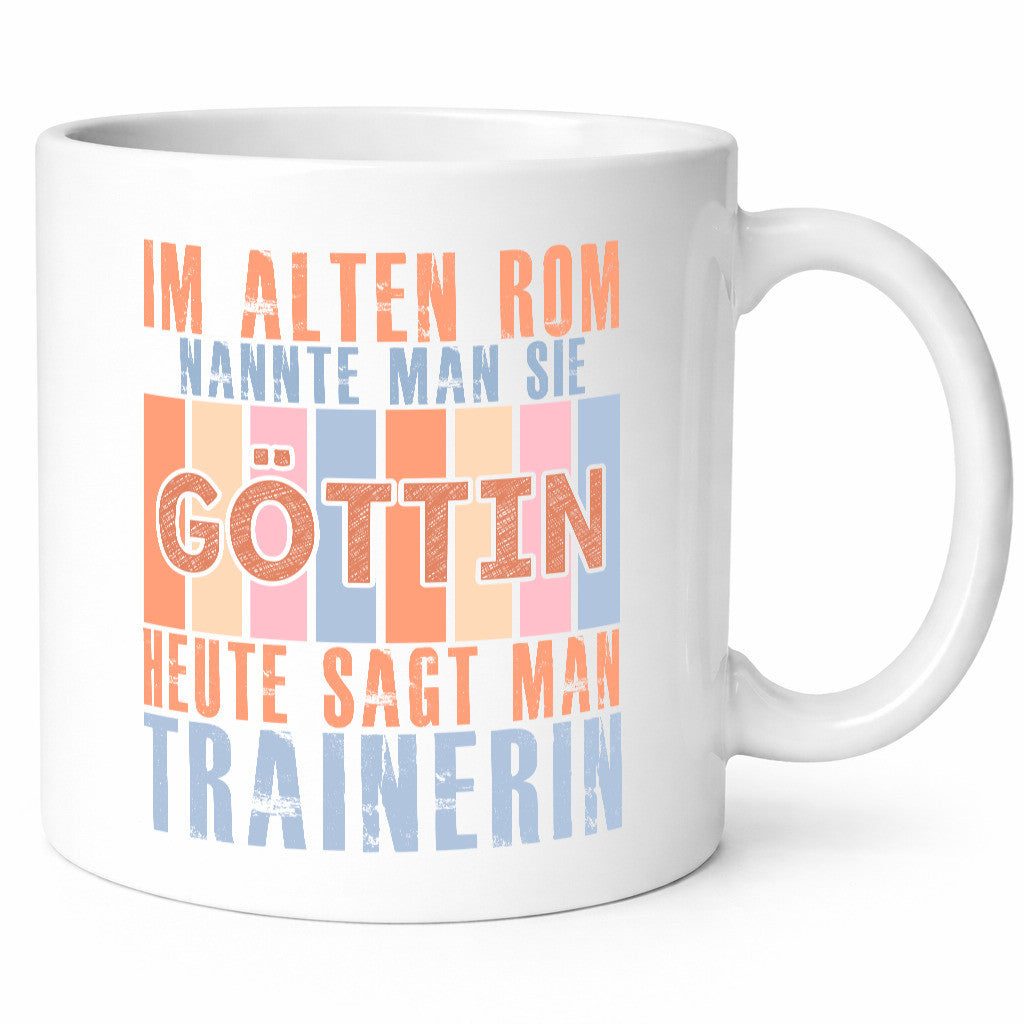 Heute sagt man: Trainerin | Sportverein Humor Geschenkidee Tasse