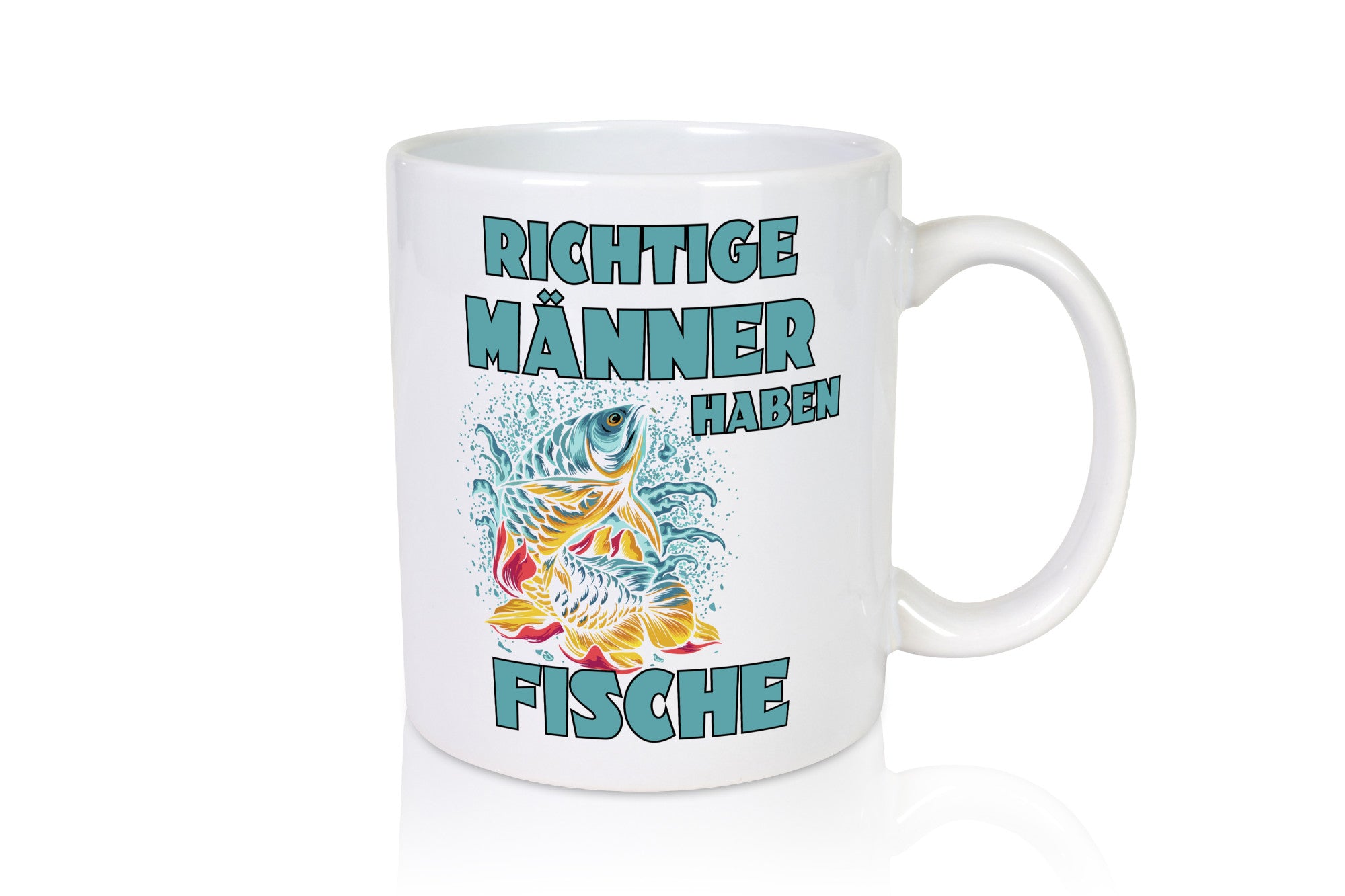 Richtige Männer haben Fische | Aquarium Humor Geschenkidee Tasse