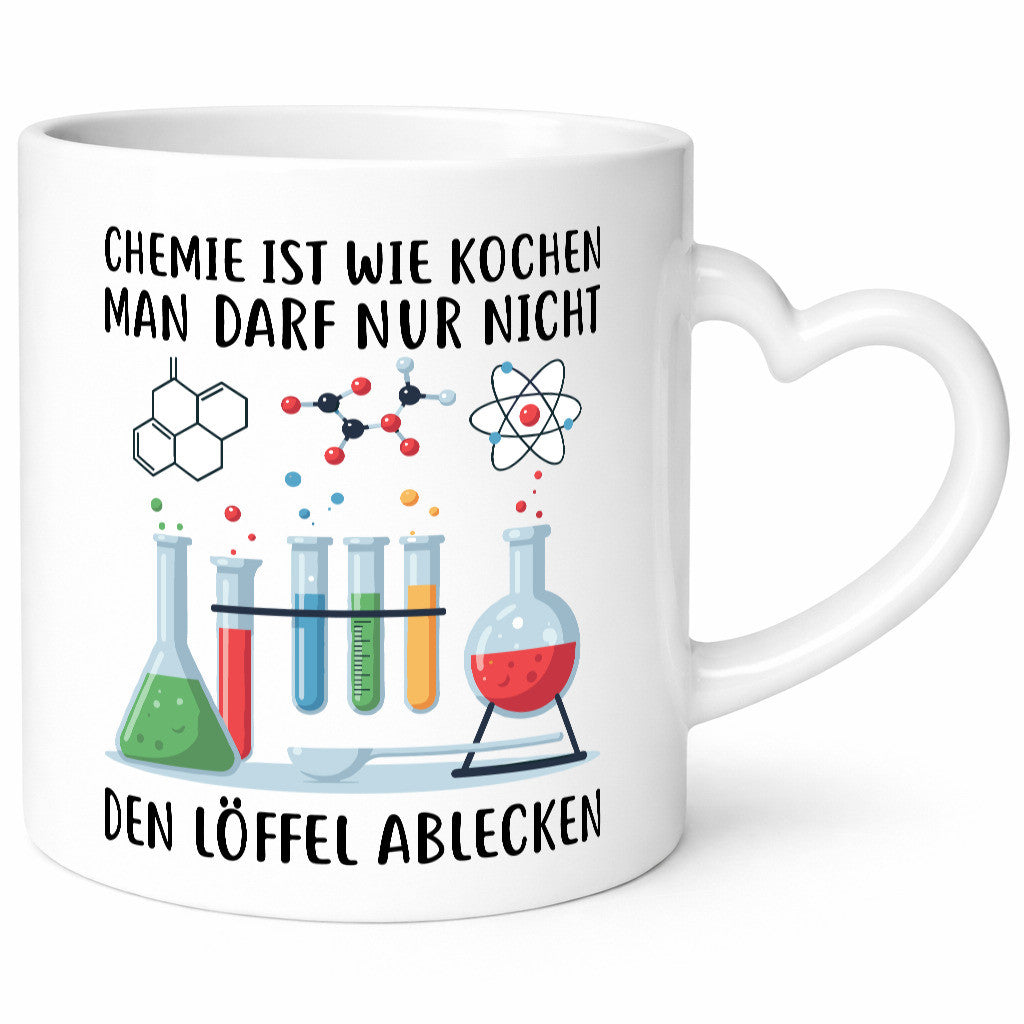 Chemie ist wie Kochen | lustiger Spruch Geschenk Humor Geschenkidee Tasse