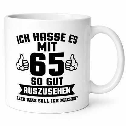 Gut aussehen mit 65 | Zahl Daumen hoch Geschenk Humor Geschenkidee lustiger