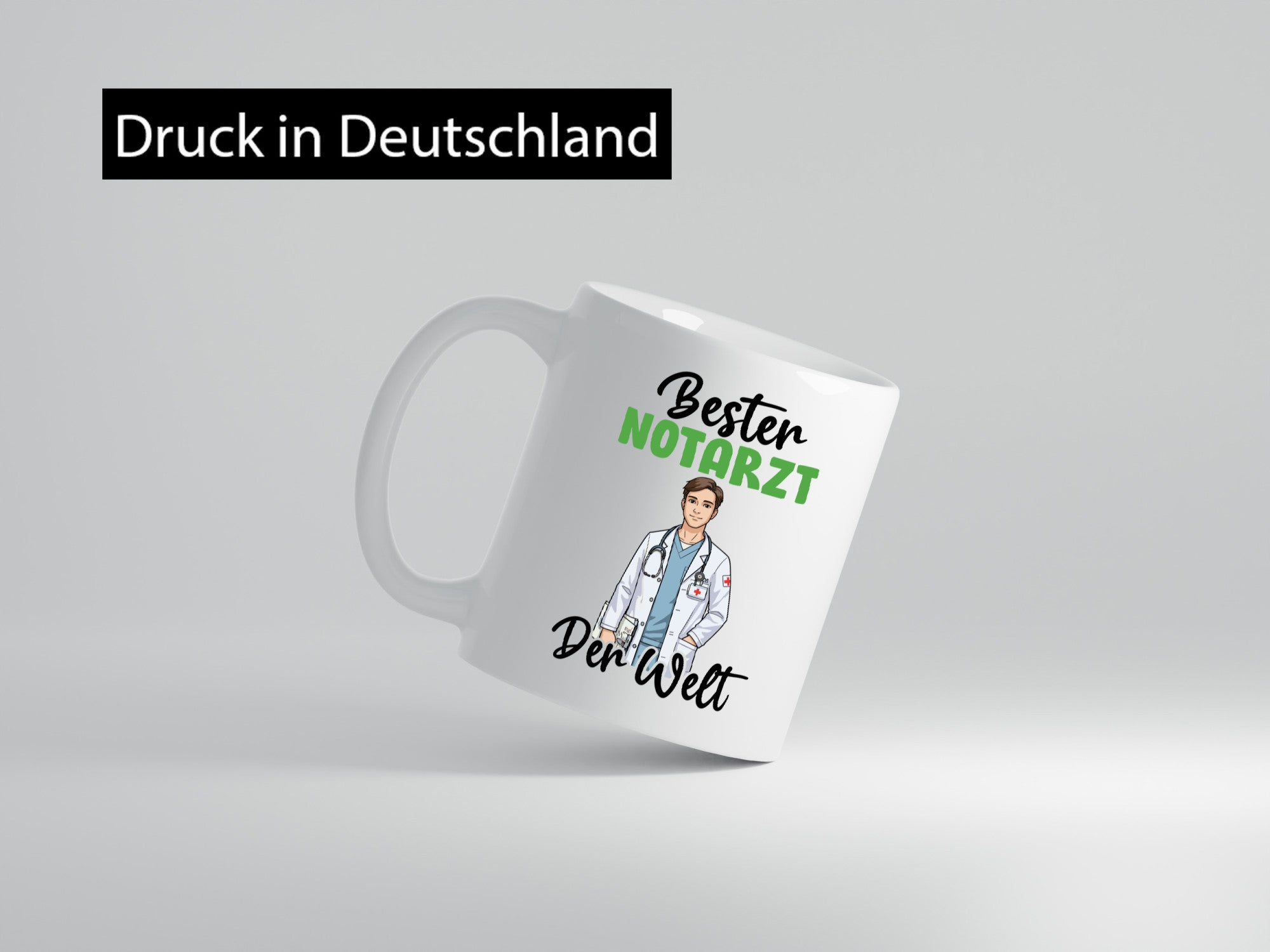 Bester Notarzt | Arzt v2 Humor Geschenkidee Tasse
