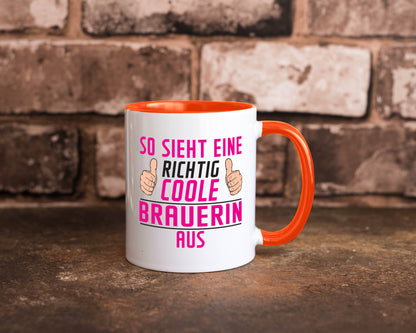 Richtig Coole Brauerin | Bier Brauerei Geschenk Humor Geschenkidee lustiger