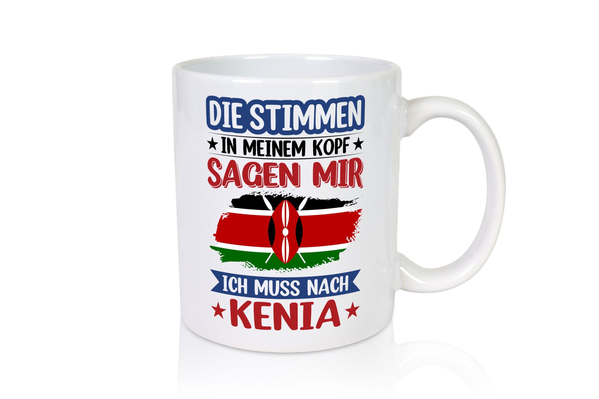 Kenia | Urlaub Stimmen in meinem Kopf Traumland lustiger Spruch Geschenk Humor