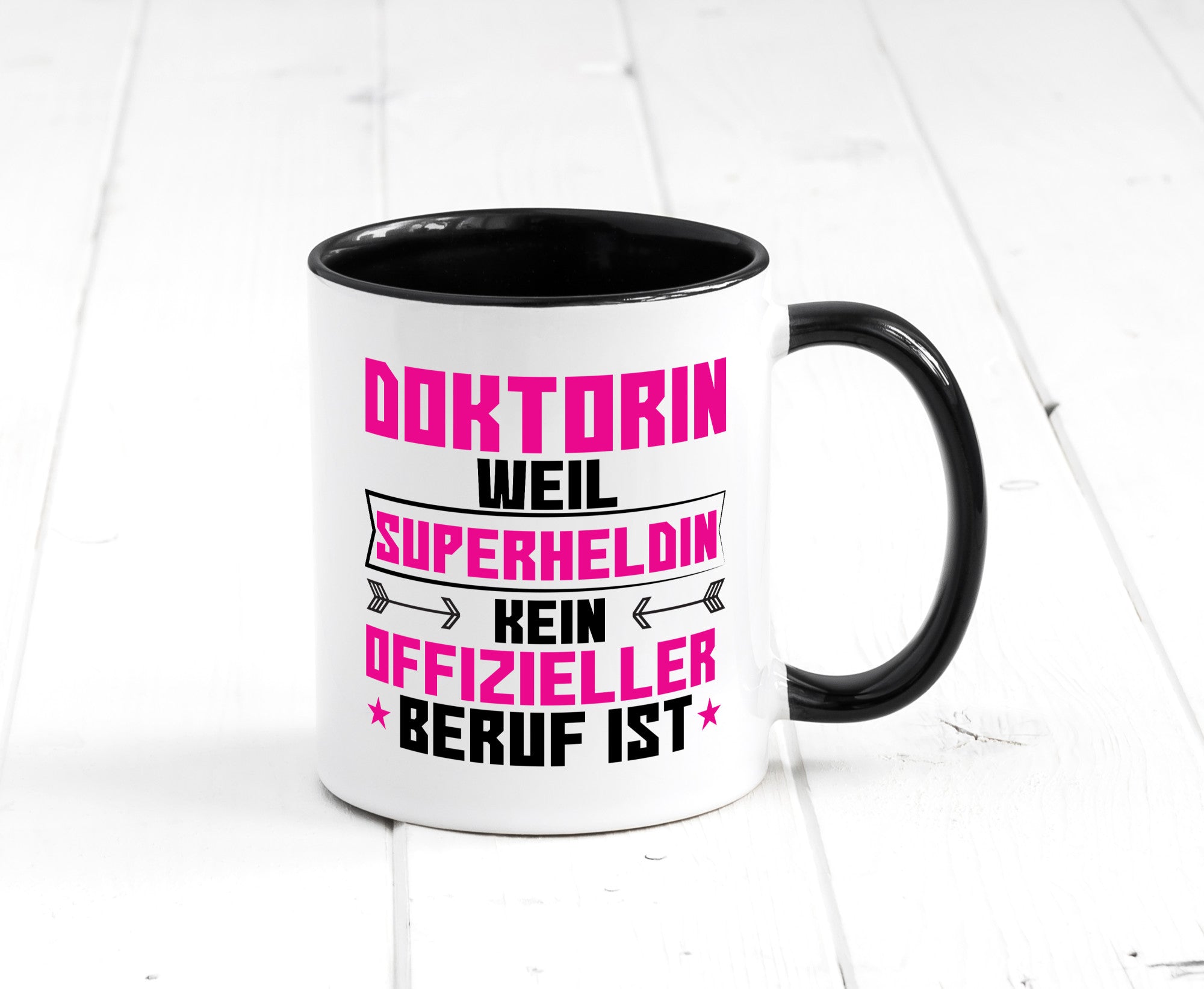 Superheldin Doktorin | Doktorand Doktortitel Geschenkidee Humor Tasse