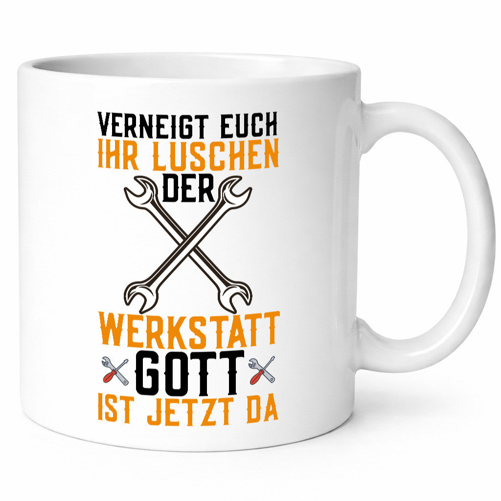 Ihr Luschen | Werkstatt Gott Auto Mechaniker Werkzeug Geschenkidee Humor Tasse