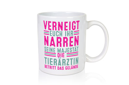 Verneigt euch: Tierärztin | Mediziner Tiermedizin Geschenk Tierliebhaber Humor