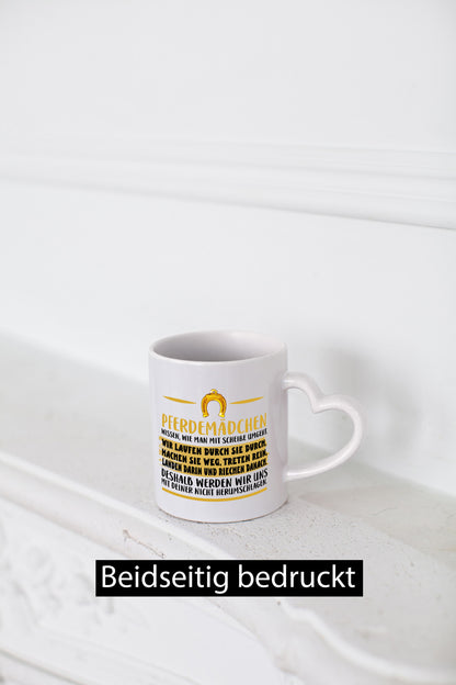Pferdemädchen | Reiterin Tasse Pferdebesitzerin Geschenk Humor Geschenkidee