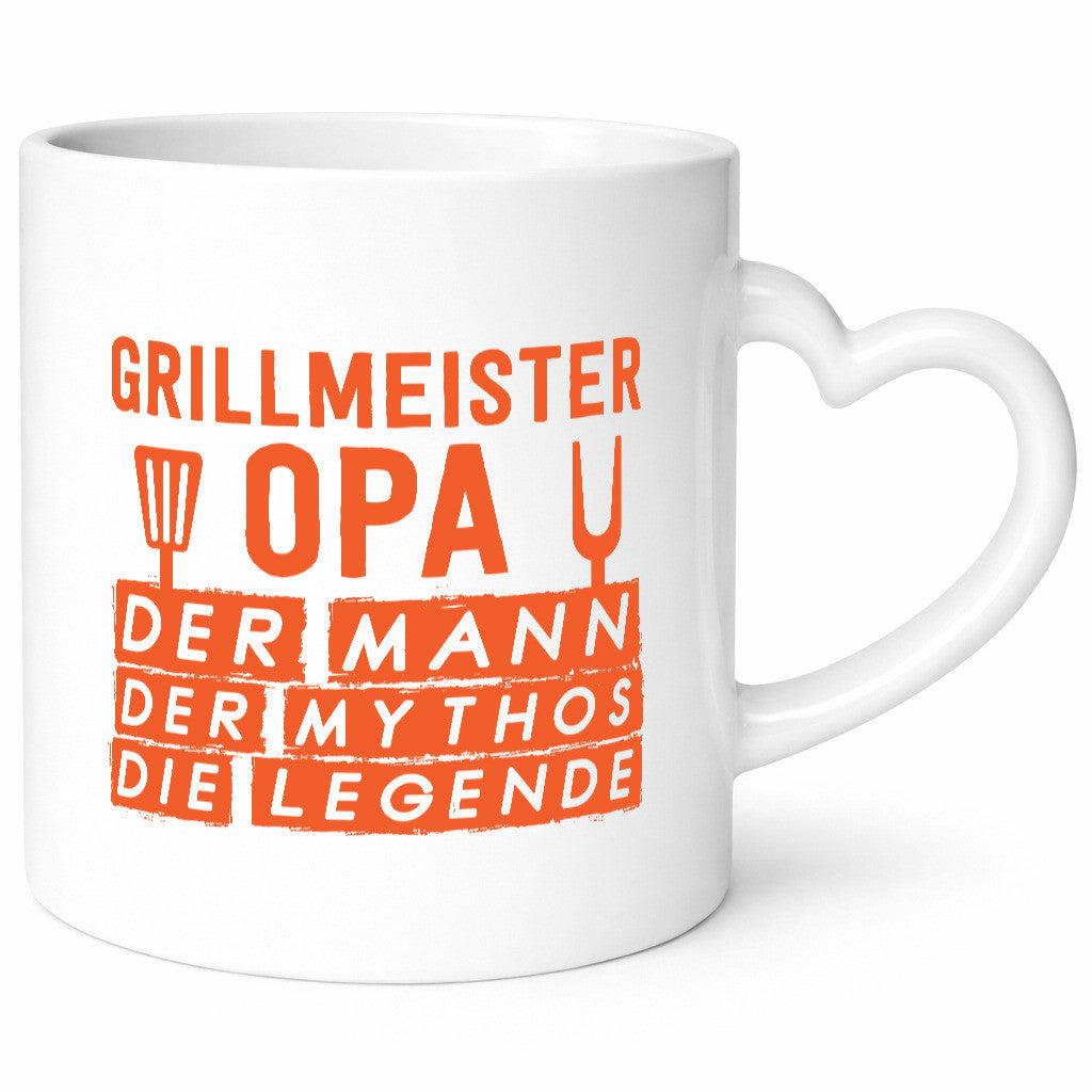 Grillmeister, Opa, Mann, Mythos, Legende | Grillbesteck Geschenk Familie