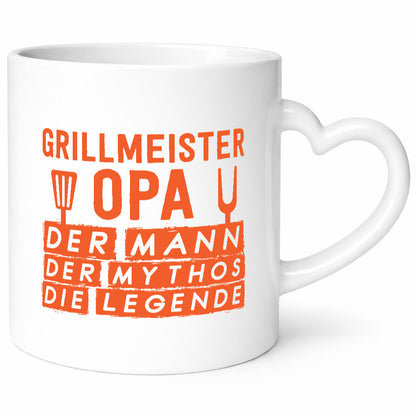 Grillmeister, Opa, Mann, Mythos, Legende | Grillbesteck Geschenk Familie
