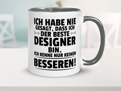 Der Beste Designer Beruf | Mode lustig Arbeit Kollegen Büro Geschenk Tasse