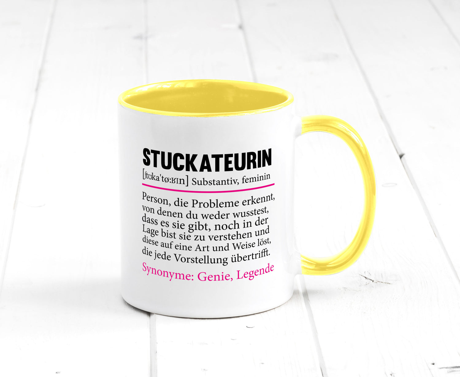 Stuckateurin | Innenausbau Beruf Humor Spruch Arbeit Kollegen Büro Geschenkidee