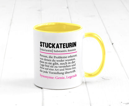 Stuckateurin | Innenausbau Beruf Humor Spruch Arbeit Kollegen Büro Geschenkidee