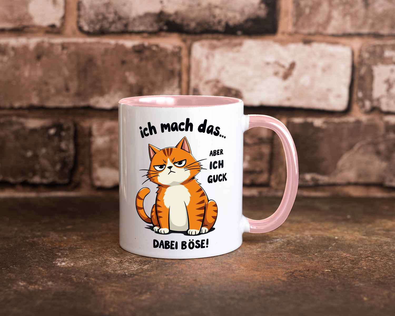 Ich guck dabei Böse | Katze Ironie Geschenk Tierliebhaber Humor lustiger Spruch