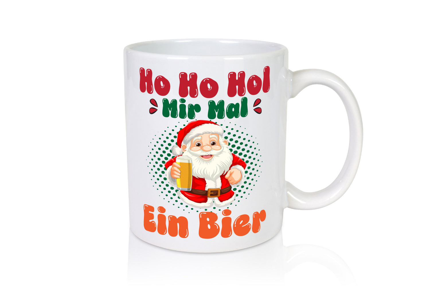 Ho mir mal ein Bier | Ugly Christmas Trinken v2 Geschenkidee Humor Tasse