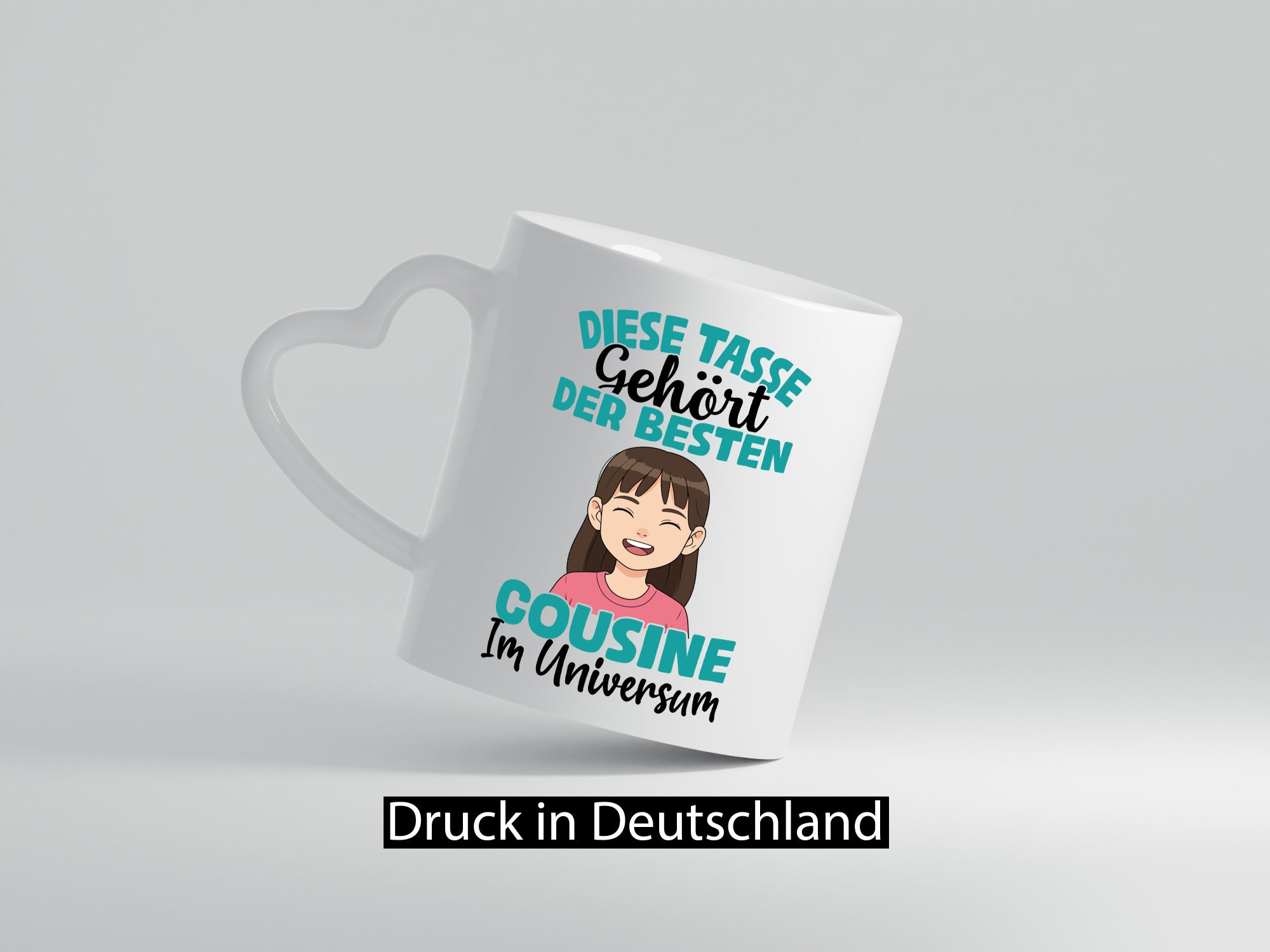 Im Universum: Cousine | Familie Verwandschaft Humor Geschenkidee Tasse