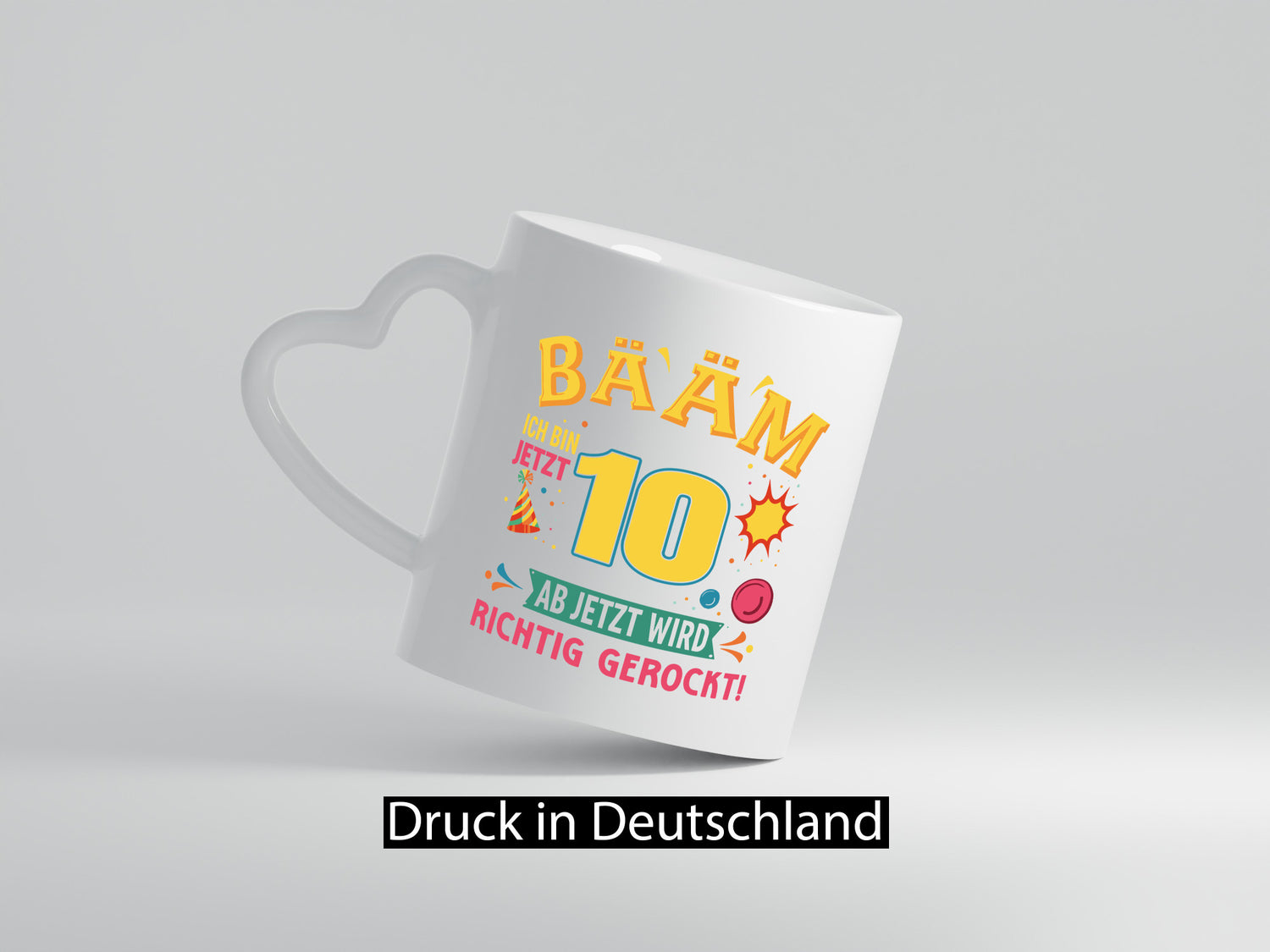 10. Geburtstag | 10 Jahre ab jetzt wird richtig gerockt lustiger Spruch