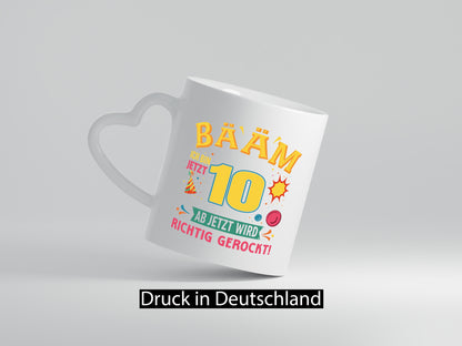 10. Geburtstag | 10 Jahre ab jetzt wird richtig gerockt lustiger Spruch