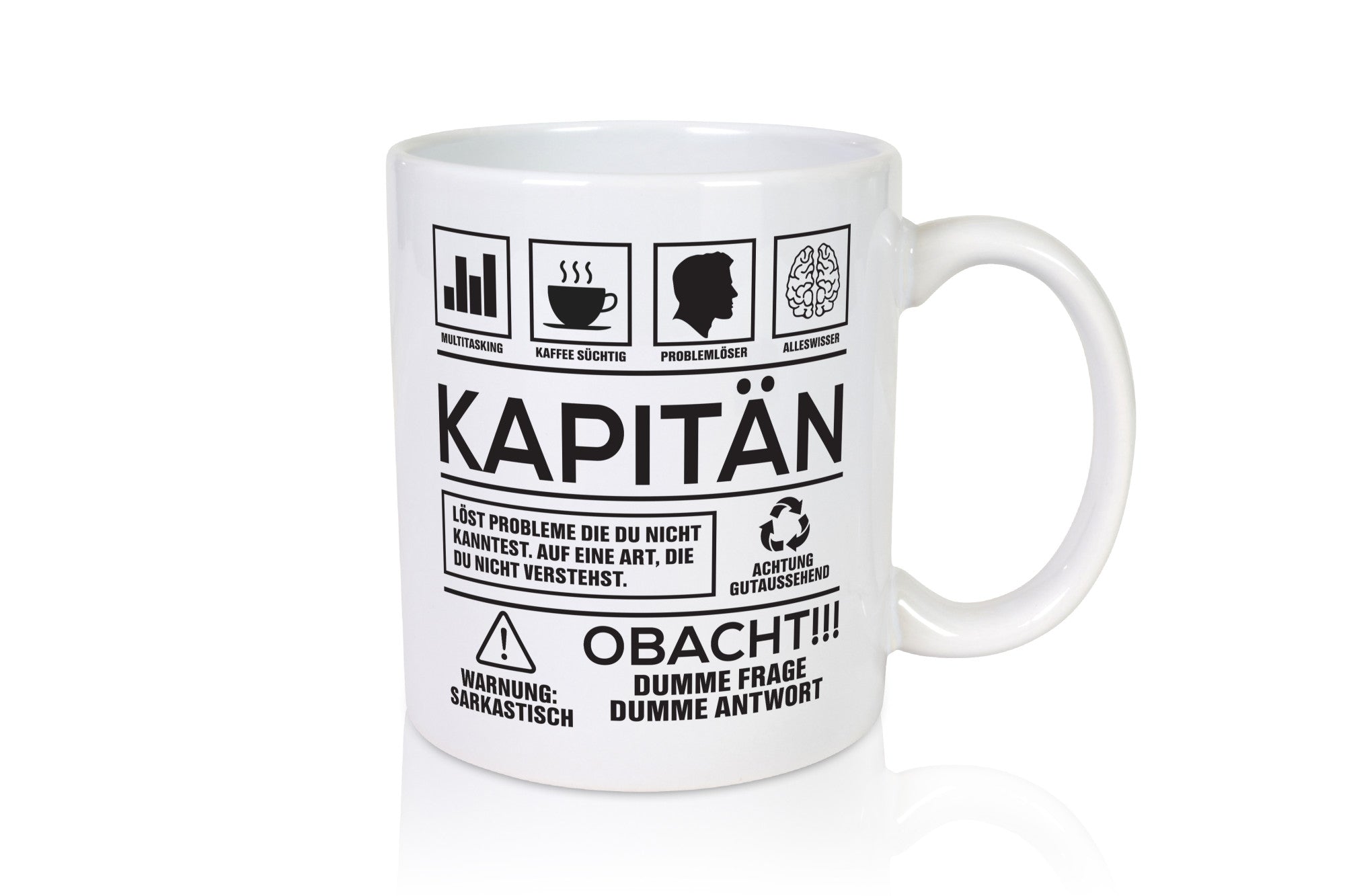 Achtung Probleme Kapitän | Schiffskapitän Schiff lustig Humor Geschenkidee