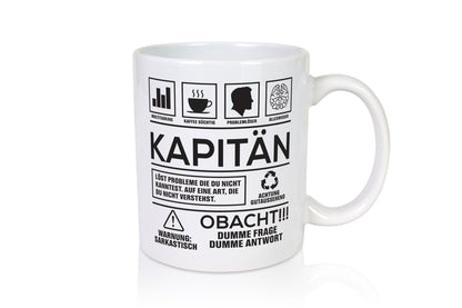 Achtung Probleme Kapitän | Schiffskapitän Schiff lustig Humor Geschenkidee